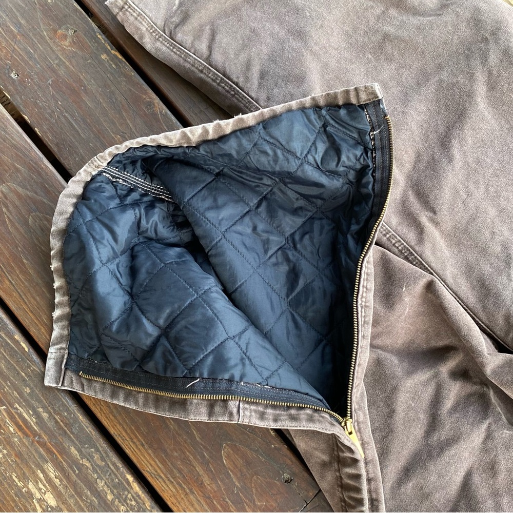 Carhartt Quilted Insulated Brown Men's Overalls - Picture 7 of 7